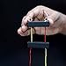 MilesMagic Magician's Crazy Cords Gimmick | Color Changing Thread String | Real Mentalist Street Illusion Mind Reading Novelty Close Up Stage Magic Trick