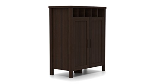 Image of Urban Ladder Norland Bar Cabinet (Finish : Dark Walnut)