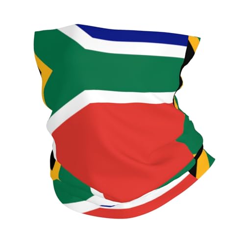 WBQLSL Universal scarf for head and neck, 20 * 10 inch multifunctional sports headband, cycling, climbing, off-road South African flag pattern