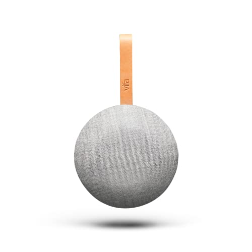 Vifa Reykjavik Bluetooth Speaker, Portable Wireless Bluetooth Speaker, Mini Outdoor Speaker with Stereo Sound, Nordic Design/Built-in Mic/Hands-Free Call, A Perfect Personal Speaker (Sandstone Grey)