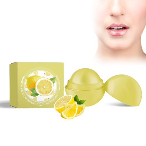 Bálsamo Labial, Esfera Nutritiva Bálsamo Labial, Bálsamo Labial De Nutrición Intensa, Hidratante Barra De Labios, Bálsamo Labial Shine, Sabor a Limon Flavor Smooth Ball Lip Balm