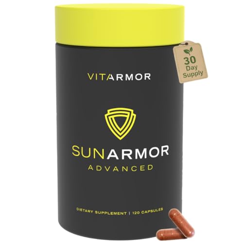 SunArmor Advanced, 240mg Polypodium Leucotomos with Nicotinamide Fights The Signs of Photoaging, Dermatologist Developed, 120 Capsules