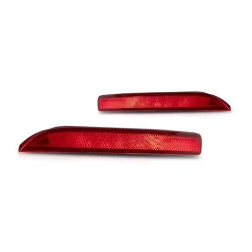 Image of for 2016-2019 Ford Explorer /Police Interceptor Utility Pair Driver and Passenger Side Rear Bumper Reflector CAPA Certified FO1184109, FO1185109 | FB5Z15A449A, FB5Z15A449B