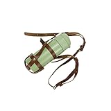 Tsnamay Brown Water Bottle Straps for Walking,Adjustable PU Leather Water Bottle Handle Shoulder Strap for Universal Water Bottles