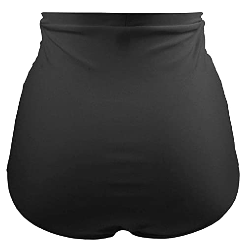 Tempt Me Women's High Waisted Swimsuit Bottom Tummy Control Ruched Bikini Bottom Vintage Swim Bottom Tankini Briefs3