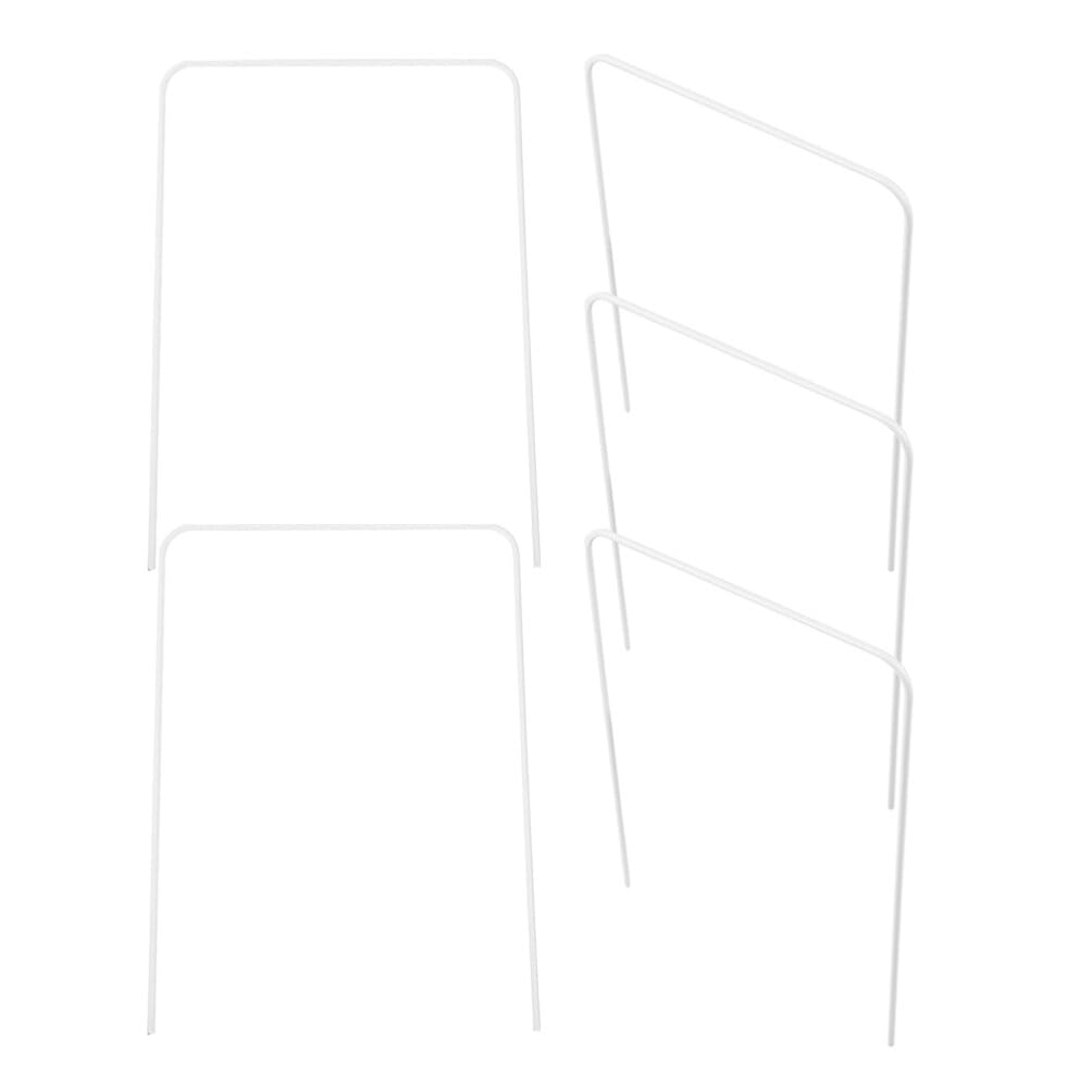 POPETPOP Croquet Wickets Replacement Croquet 5pcs Metal Croquet Hoops 8 Inch Wickets Galvanized for Family Lawn Backyard Outdoor Game Gateball Accessories