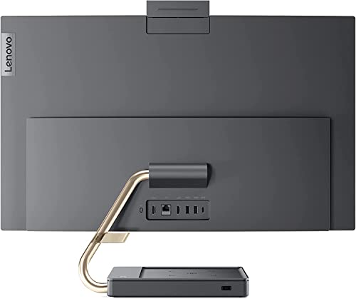 Image of Lenovo IdeaCentre 5 23.8 inch FHD Touchscreen All-in-One Desktop, AMD Ryzen 7 5700U Processor, 16GB RAM, 512GB SSD, WiFi6, Bluetooth, Webcam, Wireless Keyboard & Mouse, Windows 11 Pro, Grey