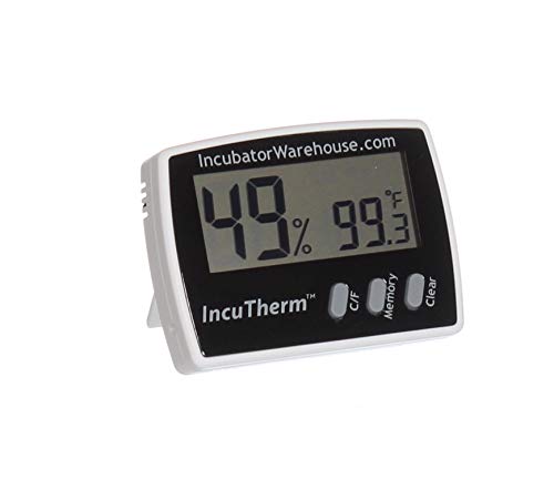 IncuTherm Digital Thermometer Hygrometer with Min/Max Memory - Image 4