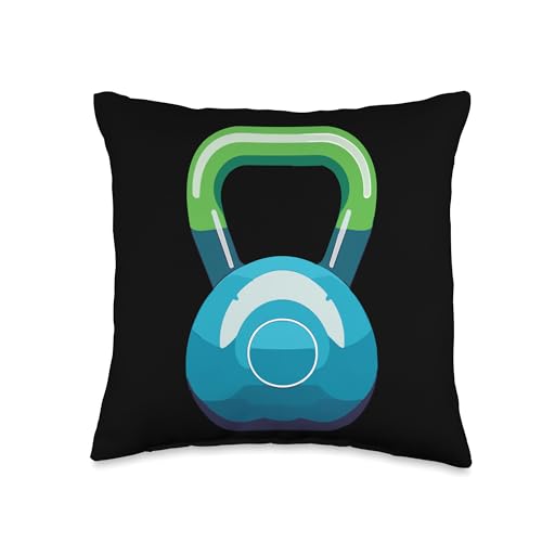 Kettlebell Throw Pillow