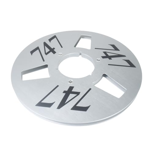 Bobine de bande vide 747 en aluminium pour magnétophone à bande passante