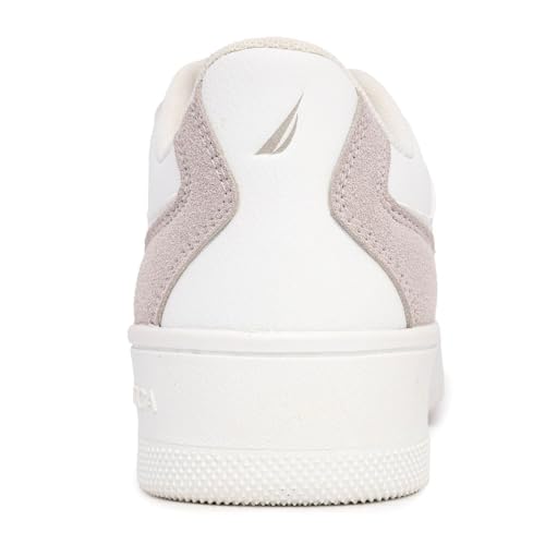 Image of Nautica Platform Sneakers for Womens Fashion Trendy Shoes White Casual Sneaker Thick Sole Everyday Walking Shoes