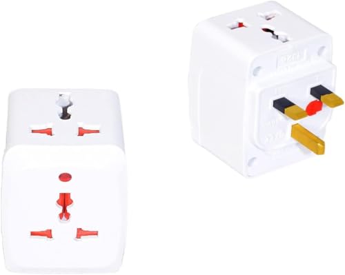 Reliable 3 Way Multi Plug Adapter Socket Universal Travel Adaptor-Plug Extension For Kitchen Appliances Office Tv Converter Power Adapter Multiple Socket 13A Multi Plug (Pack of 1)