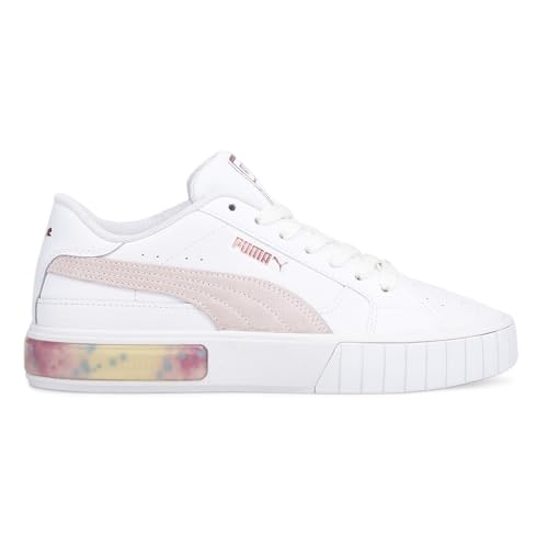 PUMA Womens Cali Star Splash Graphic Lace Up Sneakers Shoes Casual - White