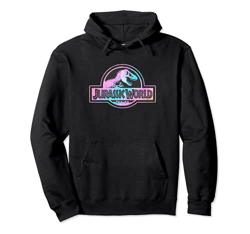Jurassic World Rainbow Foil Logo Sudadera con Capucha