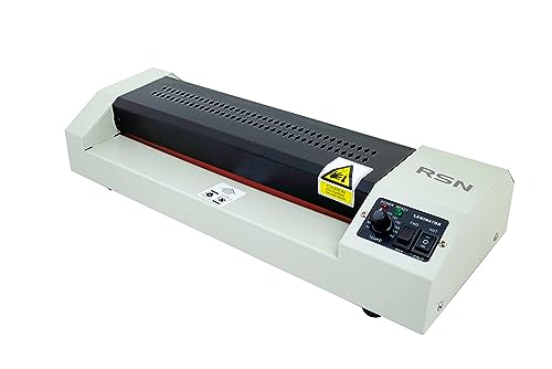 Image of RSN Asia A3 ECO-12 Hot and Cold Metal Laminator Machine (White and Black, 214431)