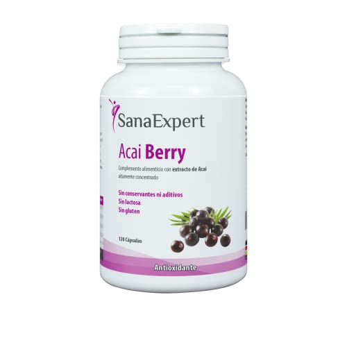 SanaExpert Acai Berry Nahrungsergänzung mit Açaí-Beeren-Pulver