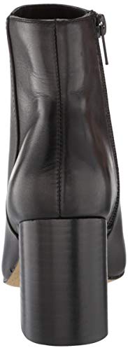 Bella Vita Women's Bobbi Ankle Boot - Asymmetrical Zipper Detail, 2" Block Heel