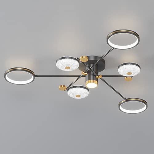 Lustre 8 têtes pour une atmosphère minimaliste dans votre salon moderne