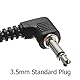 Angkoole Tragbares 3,5 mm externes Mikrofon für das Auto, professionelles externes Mikrofon für Auto, DVD-Radio