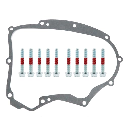 Image of 594195 Crankcase Gasket with Bolts Kit, Replacement for BS 591911 697227 690945 273488 Small Gasoline Engine