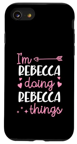 I'm Rebecca Doing Rebecca Things �p�[�\�i���C�Y ���O �X�}�z�P�[�X iPhone SE (2020) / 7 / 8 �p