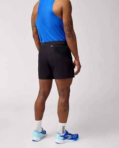 Brooks Men's Journey 5" Short, Lightweight, Supportive Fit Athletic Shorts with Brief Liner & Secure Storage2
