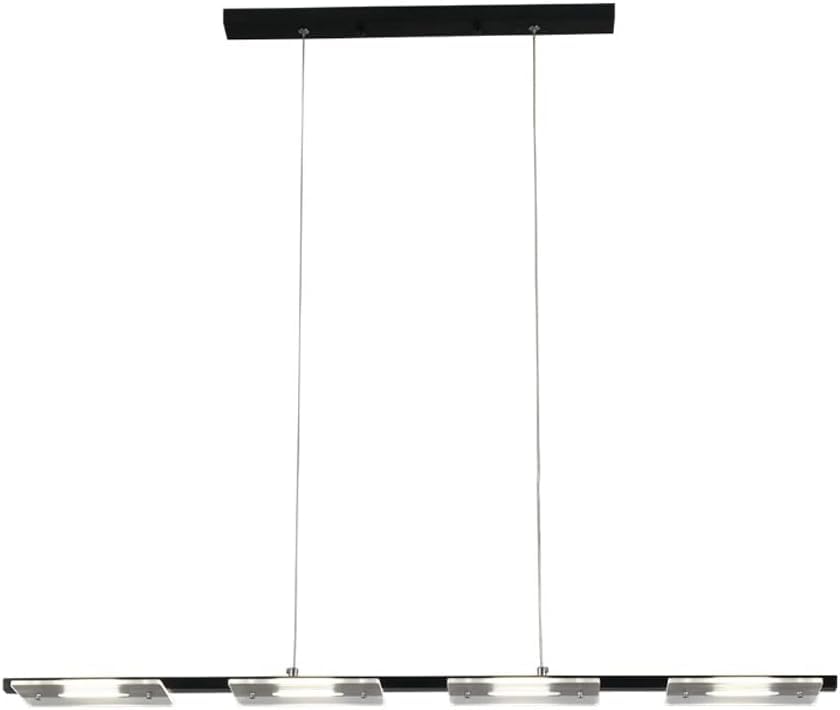 Lampe suspendue LED moderne, lustre long de plafond pour bar