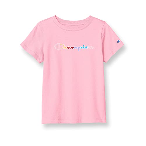 Image of Champion Girl's T-Shirt, Kids' Tee, Cotton Tee, Multiple Graphics