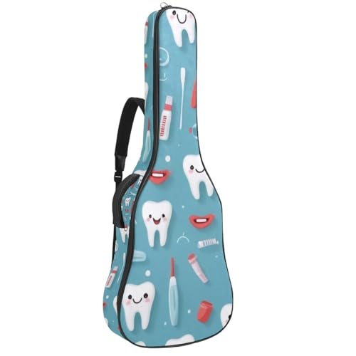 Housse guitare acoustique imperméable en tissu Oxford à dos