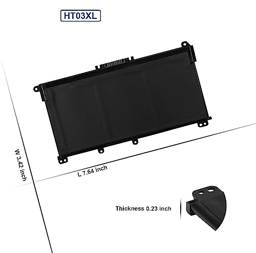 Wefly HT03XL Laptop Battery Compatible for HP 15-DA0XXX 15-CS0073CL 15-CS0061CL 15-DA0012DX 15-DB0011DX 15-DA0014DX 14-CE0068ST 15-DB0015DX... - Image 2