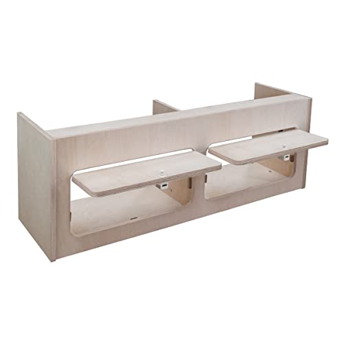 Campervan Overhead Cabinet 80cm x 25cm x 25cm 2 Door Top Locker Central Divider Camper Van Furniture Storage Lightweight Solid Birch Plywood Unpainted Soft Close Hinges Push Button Locks Fixing Kit 6 Campervan Overhead Cabinet 80cm x 25cm x 25cm 2 Door Top Locker Central Divider Camper Van Furniture Storage Lightweight Solid Birch Plywood Unpainted Soft Close Hinges Push Button Locks Fixing Kit - Image 6