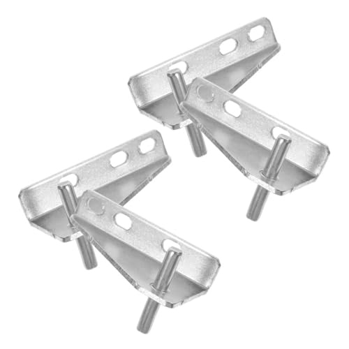 Hemobllo 4 Piezas Bisagras de Inoxidable de Refrigerador Accesorios de Frigorífico el Funcionamiento y Ruido Compatible con Diversos de Neveras
