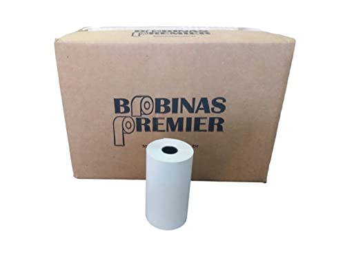 BOBINA TÉRMICA 80X30 COM 30 ROLOS BRANCA| BOBINAS PREMIER