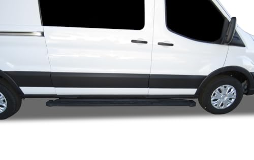 Estribos Spartan Black Horse para Ford E-Transit 2022-2026 miniatura 4