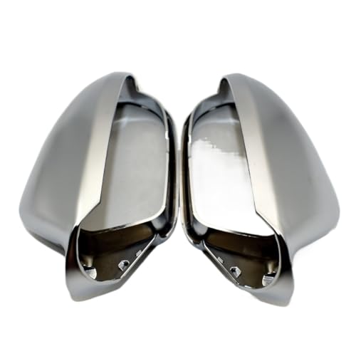Coques de rétroviseurs pour Audi A6 S6 C7 4G en argent mat chrome 2013-2018