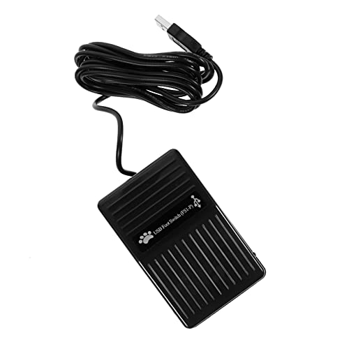 Mikinona Foot Switch Foot Pedal Pc Keyboard Controller Keyboard Switch Usb Footswitch Usb Footswitch Controller Keyboard Switches Anti-Skid Surface Pedal Switch Pedal Switch With Cord Black #TOP3