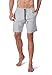 Produktbild Huber Herren Hose kurz Schlafanzughose, Grau (Sport Grey 9612), Large (Herstellergröße: L)
