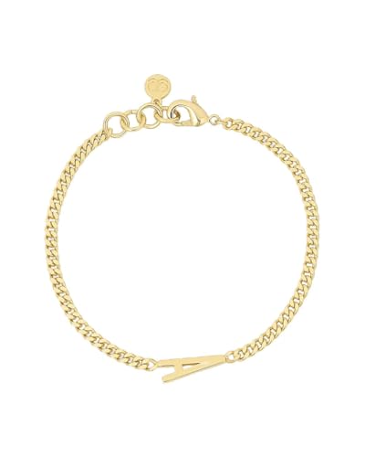 gorjana - Wilder Alphabet Bracelet - Daily Wear - Personalized Initial Design - Express Your Unique Style - Adjustable Fit, Trendy Fashion Accessory