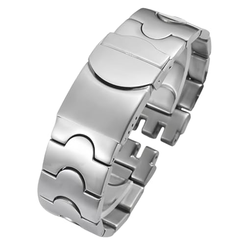Bracelet montre acier inoxydable 316L anti-chute pour Swatch YVB402G boucle