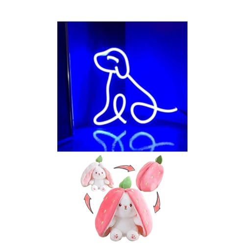 Image of EITHEO Stuffed Animal Plushie Stuffed Toy for Kids (Neon Crown +Ball)