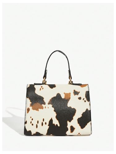 Image of RoseSeek Women's Camo Flap Square Bags Chain Strap Top Handle Satchel Crossbody Bag