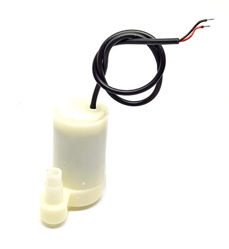 INVENTO 1pcs 3V - 12V DC Submersible Water Pump 25x40x45mm Vertical Micro 120 Litre/hr Flow Rate For DIY Projects