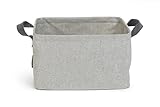 Brabantia - Foldable Laundry Basket - Multi-functional Storage - Folds Flat - Water Resistant Coating - Soft Lifting Handles - Large Volume - Grey - 35L Brabantia - Foldable Laundry Basket - Multi-functional Storage - Folds Flat - Water Resistant Coating - Soft Lifting Handles - Large Volume - Grey - 35L