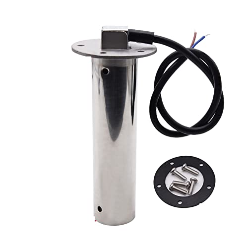 0-190ohm 240-33 オーム ボート カー RV ホールディング タンク レベル センサー 52MM 廃棄物ゲージ 7色のバックライト付き 廃水センダー ユニット 下水 ボート車トラック用(500mm-190)