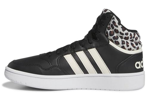 adidas Womens Hoops 3.0 High Sneakers Shoes Casual - White4