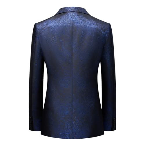 Men's Floral Tuxedo Jacket Paisley Peaked Lapel Slim Fit Stylish Blazer Jacket for Dinner,Prom,Wedding2