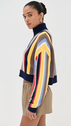 STAUD Women's Cropped Hampton Sweater4