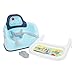 The First Years Bluey Booster Seat for Kitchen Chair- Includes Removable Tray - Contoured Toddler and Baby Seat with 3-Point Harness for Mealtime - Lightweight Portable Travel Booster Seat