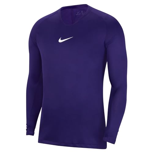 Nike Hombre Long Sleeved t-Shirt, Court Purple/White, M