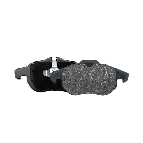 Image of Detroit Axle - Front Brake Pads for 03-11 Saab 9-3, 10-11 9-3X, 07-08 Vectra Cadillac BLS, 2004 2005 2006 2009 2010 Ceramic Brake Pads w /Hardware Replacement : 11.2 inch inch or 11.89 inch inch Rotor Diameter